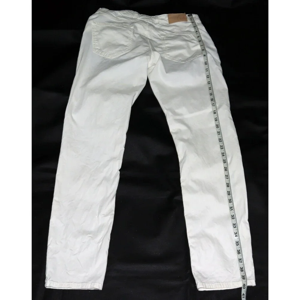Peter Millar Crown Crafted Wayfare Men's Almond White Trousers Pants Size 33/32